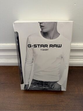 NWT G-Star Men’s Black Long Sleeve T-Shirt - Small